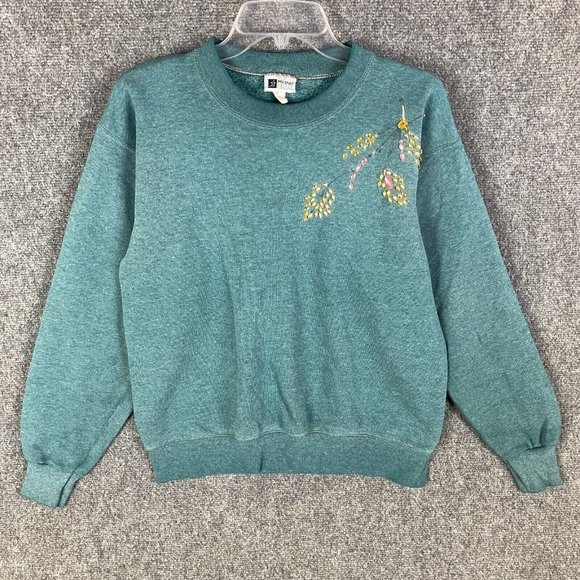 Vintage Pro Spirit Sweatshirt Women's Medium Cotton Blend Pullover M - Picture 1 of 9